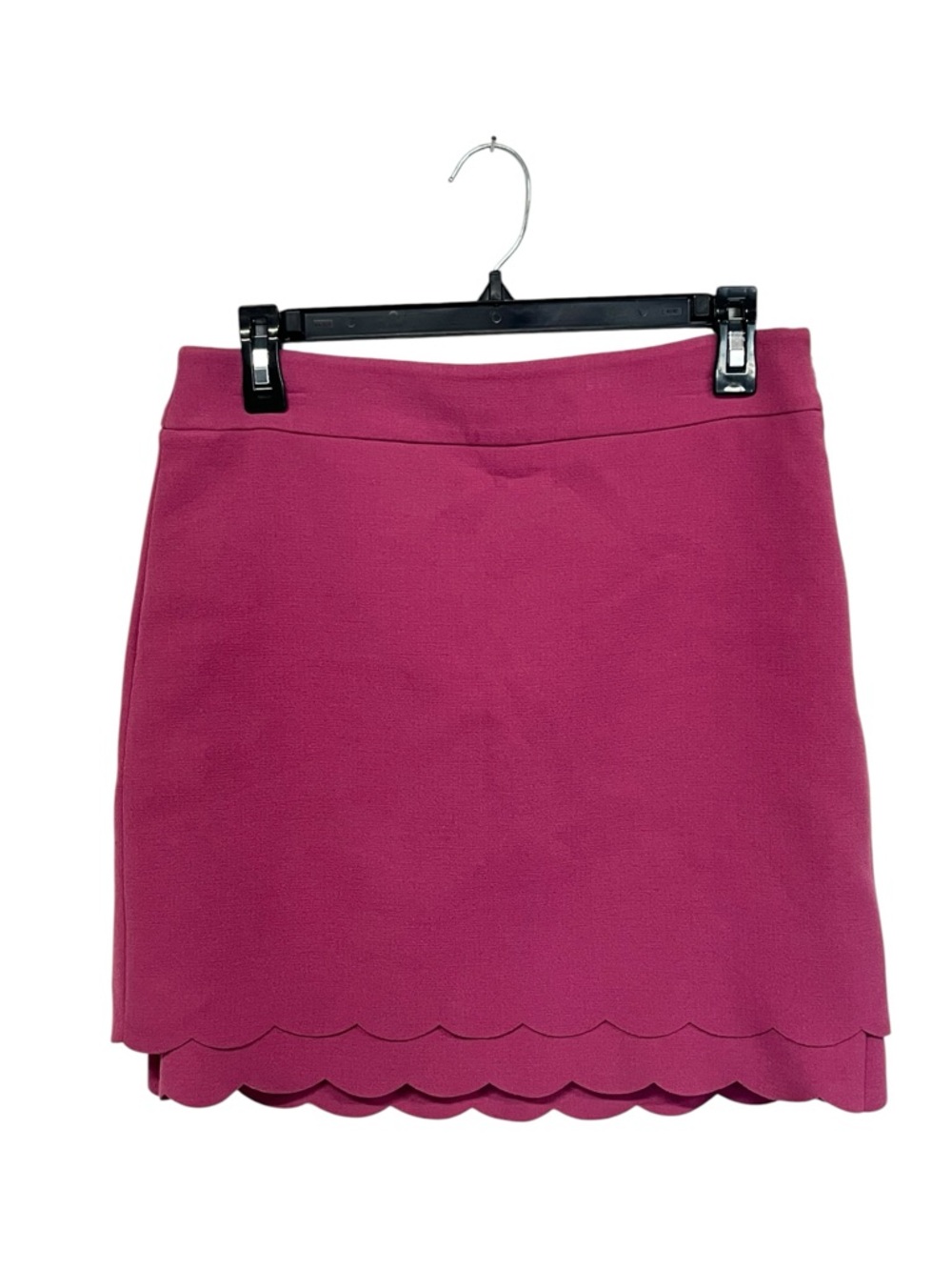 Loft | Pink Mini Skirt Classic Scalloped Hem Size 8